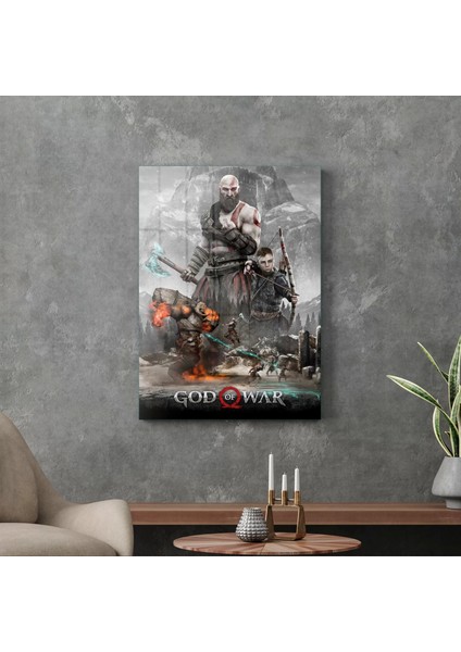 Cam Tablo God Of War Afiş 70X100 cm