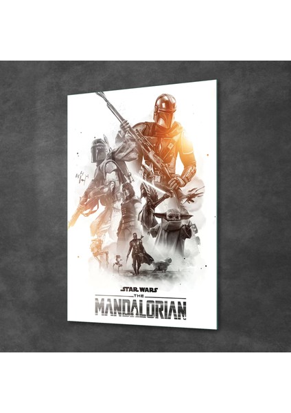 Cam Tablo Mandalorian Poster 70X100 cm fiyatları