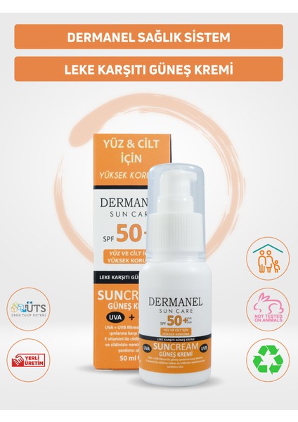 İntim Genital Sprey+Dermanel Leke Karşıtı Güneş Kremi