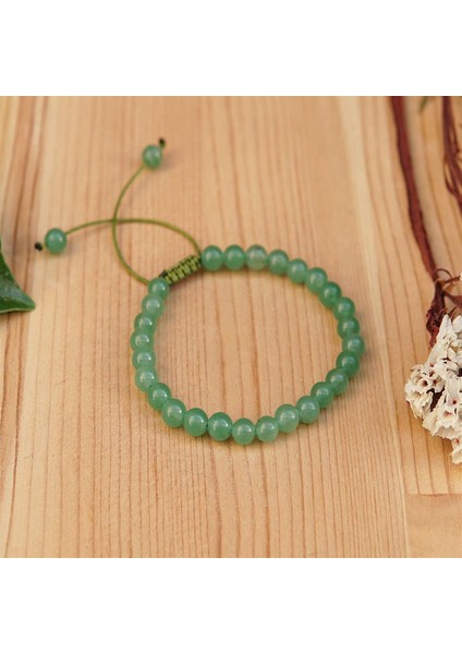 Sertifikalı Yeşil Aventurin Orjinal ( Taşlar) Doğaltaş Bileklik - 8mm fırsatları
