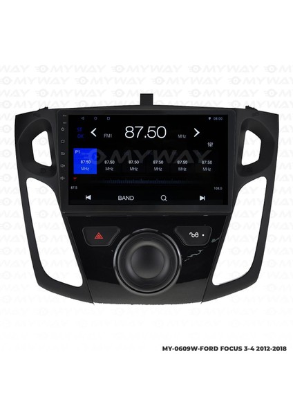 Ford Focus 3 Android 12 Multimedya Carplay 2gb RAM+32GB HDD 2012-2018 Navigasyon Ekran
