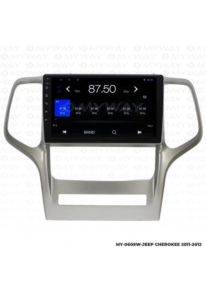 Jeep Cherokee Android 12 Multimedya Carplay 2gb RAM+32GB HDD 2011-2012 Navigasyon Ekran