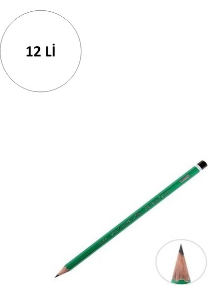 Mix Mercanlı Kurşun Kalem B 12 Li