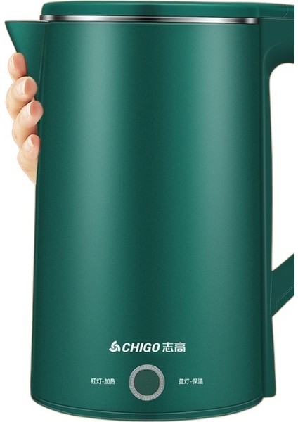 Akıllı Sabit Sıcaklıkta Elektrikli Su Isıtıcısı Çift Katmanlı Haşlanma Önleyici Otomatik Kapanma (Yurt Dışından)