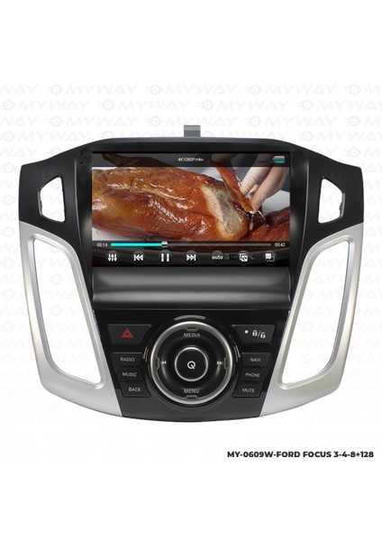 Ford Focus 3 Android 12 Multimedya Carplay 4gb RAM+64GB HDD Navigasyon Ekran