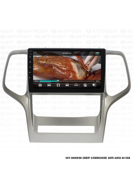 Jeep Cherokee Android 12 Multimedya Carplay 4gb RAM+64GB HDD 2011-2012 Navigasyon Ekran