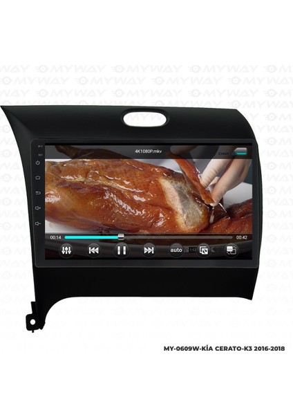 Kia Cerato Android 12 Multimedya Carplay 4gb RAM+64GB HDD 2016-2018 Navigasyon Ekran