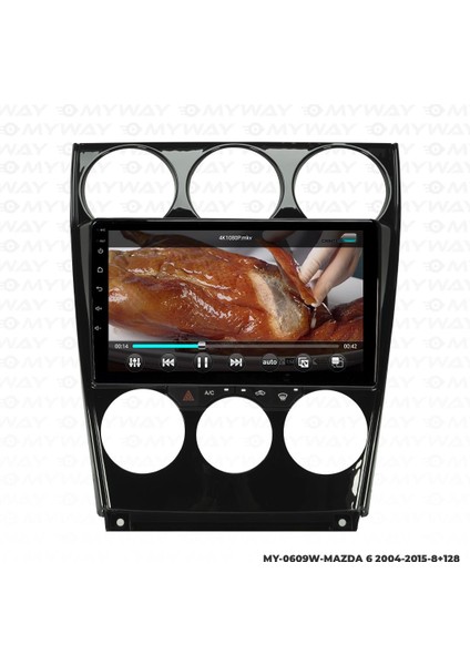 Mazda 6 Android 12 Multimedya Carplay 4gb RAM+64GB HDD 2004-2015 Navigasyon Ekran