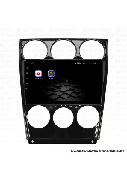 Mazda 6 Android 12 Multimedya Carplay 4gb RAM+64GB HDD 2004-2015 Navigasyon Ekran indirimleri