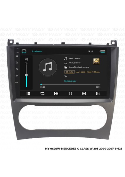 Mercedes W203 Android 12 Multimedya Carplay 4gb RAM+64GB HDD 2004-2007 Navigasyon Ekran fiyatları