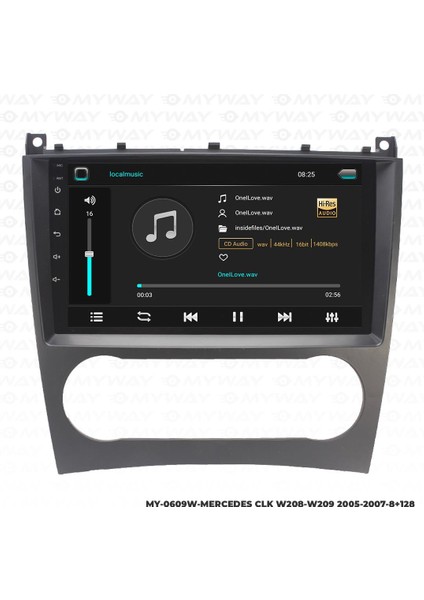 Mercedes W208 Android 12 Multimedya Carplay 4gb RAM+64GB HDD Navigasyon Ekran fiyatları