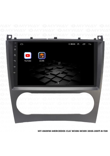 Mercedes W208 Android 12 Multimedya Carplay 4gb RAM+64GB HDD Navigasyon Ekran indirimleri