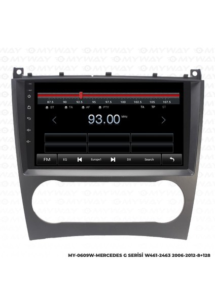 Mercedes W461 Android 12 Multimedya Carplay 4gb RAM+64GB HDD Navigasyon Ekran