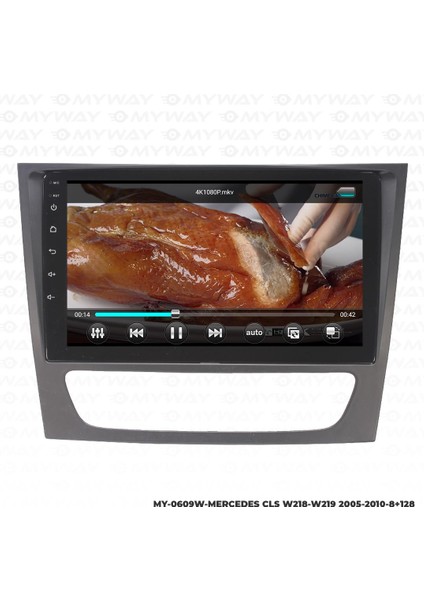 Mercedes Clk W218 Android 12 Multimedya Carplay 4gb RAM+64GB HDD Navigasyon Ekran