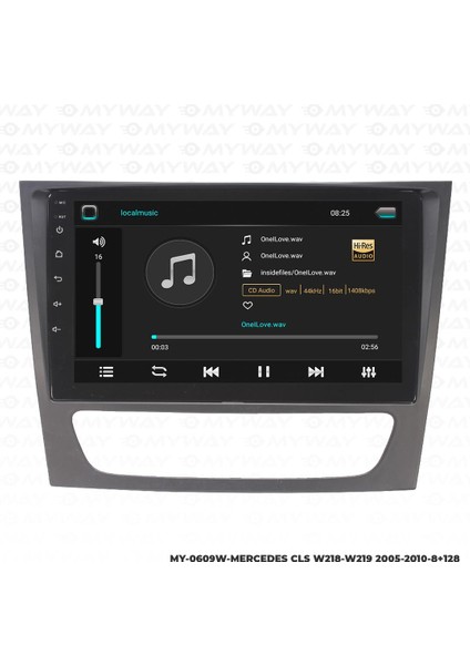 Mercedes Cls W219 Android 12 Multimedya Carplay 4gb RAM+64GB HDD Navigasyon Ekran