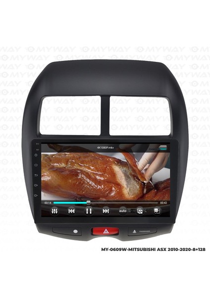 Mitsubishi Asx Android 12 Multimedya Carplay 4gb RAM+64GB HDD Navigasyon Ekran