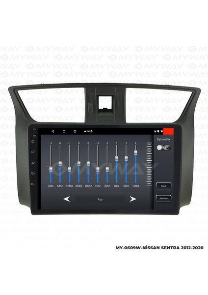 Nissan Sentra Android 12 Multimedya Carplay 4gb RAM+64GB HDD Navigasyon Ekran