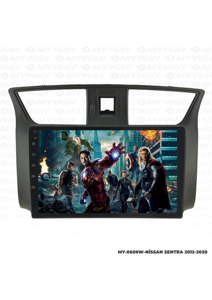 Nissan Sentra Android 12 Multimedya Carplay 4gb RAM+64GB HDD Navigasyon Ekran modelleri