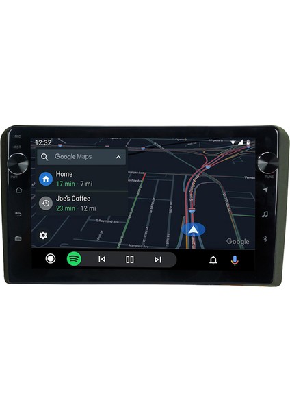 Audi A3 Android Multimedya Carplay Oem 4gb RAM+64GB HDD Navigosyan Tuşlu Ekran