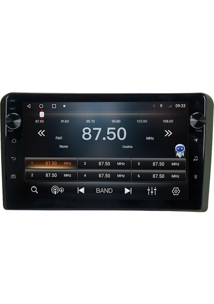 Audi A3 Android Multimedya Carplay Oem 4gb RAM+64GB HDD Navigosyan Tuşlu Ekran