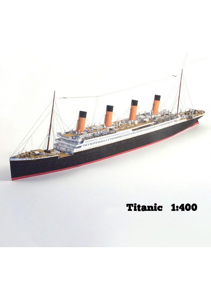 Romeo Mora 1:400 Titanic Kağıt Model Gemi Modeli Manuel Dıy (Yurt Dışından)