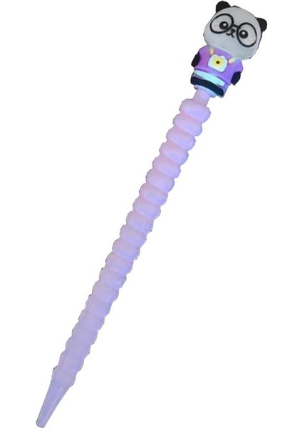 Panda Versatil Kalem 0.7mm Uçlu Kalem 1 Adet Sevimli Gözlüklü Sevimli Panda Mekanik Uçlu Kurşun Kalem