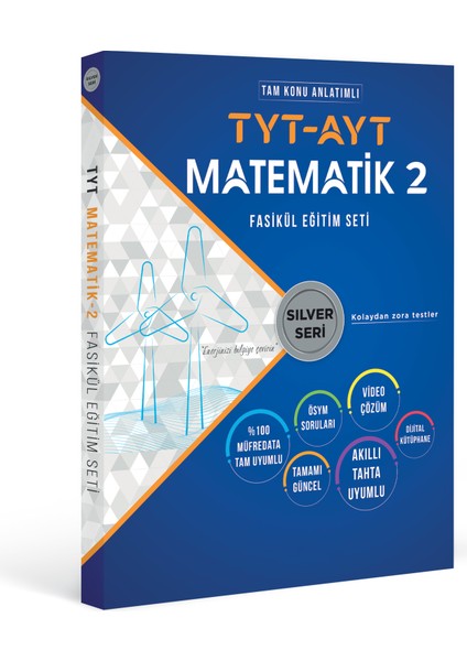 Silver Seri Tam Konu Anlatımlı TYT-AYT Matematik-2 Fasikül Eğitim Seti