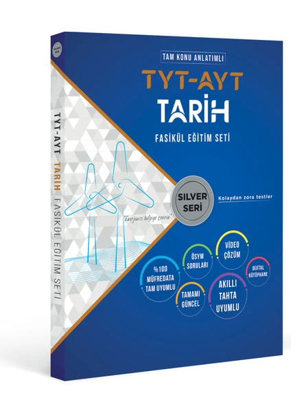 Tandem Yayınları Silver Seri Tam Konu Anlatımlı TYT-AYT Tarih Fasikül Eğitim Seti