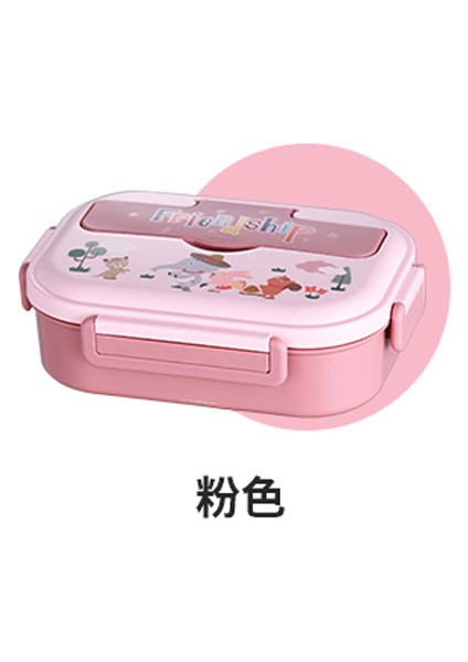 Paslanmaz Çelik Öğle Yemeği Kutusu Öğrenci Dört Izgara Öğle Yemeği Kutusu Çocuk Öğle Yemeği Kutusu (Yurt Dışından)