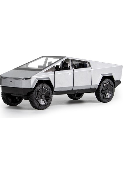 1:32 Tesla Pikap Alaşım Modeli Off-Road Oyuncak Araba Modeli (Yurt Dışından)