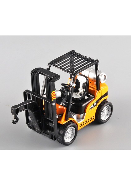 Aydınlatma ve Ses Efekti Geri Çekme Parçaları ile Vinç Asansör Depo Forklift Alaşım Modeli Kaldırılabilir Çocuk Oyuncakları (Yurt Dışından)