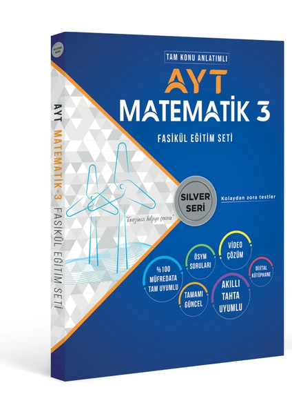 Tandem Yayınları Silver Seri Tam Konu Anlatımlı AYT Matematik-3 Fasikül Eğitim Seti