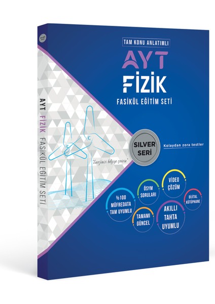 Tandem Yayınları Silver Seri Tam Konu Anlatımlı AYT Fizik Fasikül Eğitim Seti