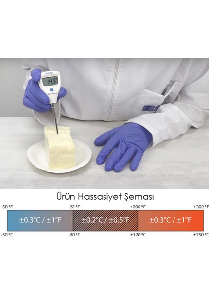 HI98501 Çok Hassas Problu Termometre 0.2ºc