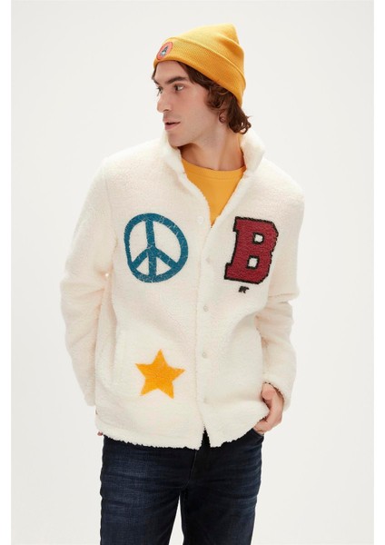 Freedom Plush Marshmallow Beyaz Erkek Sweatshirt fiyatları