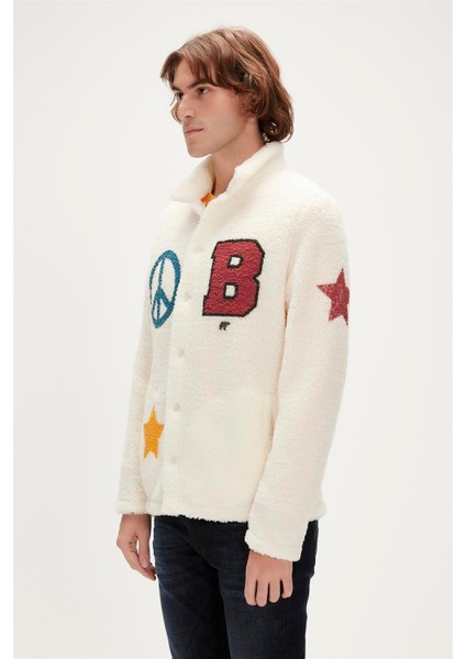 Freedom Plush Marshmallow Beyaz Erkek Sweatshirt modelleri