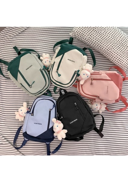 Genmaisiquanjia'nın Bayan Ortaokul Öğrencileri Için Yeni Naylon Basit, Her Şeye Uygun, Hafif Seyahat Okul Çantası (Yurt Dışından) indirimleri