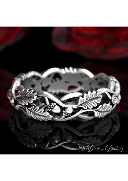 Kişiselleştirilmiş Retro Tarzı Edebi Mori Dikenli Moda Yüzüğü Bölümü (Yurt Dışından) fırsatları