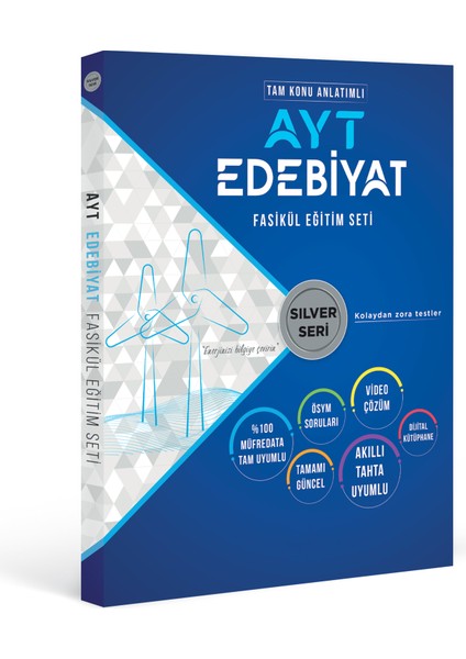 Silver Seri Tam Konu Anlatımlı AYT Edebiyat Fasikül Eğitim Seti