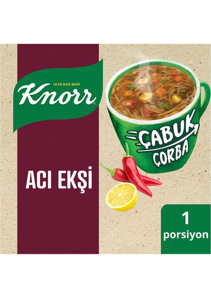 Çabuk Çorba Acı Ekşi 1 Porsiyon 19 G