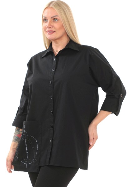 1. Kalite Cotton Büyük Beden Kadın Gömlek modelleri
