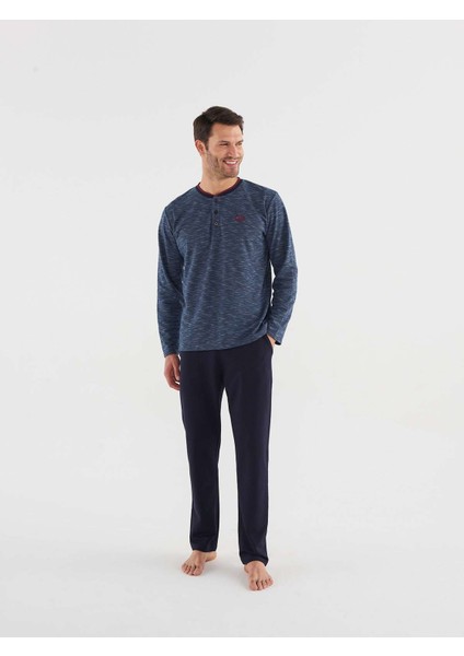 3745 Erkek Patlı Pijama Takım