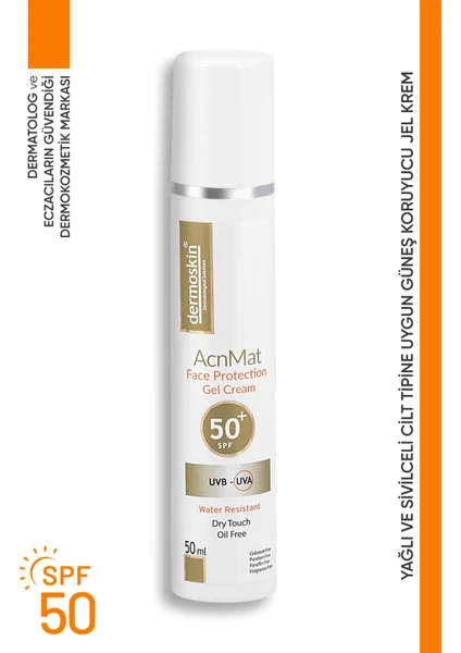 Acne Mat Face Protection Gel Cream Spf50