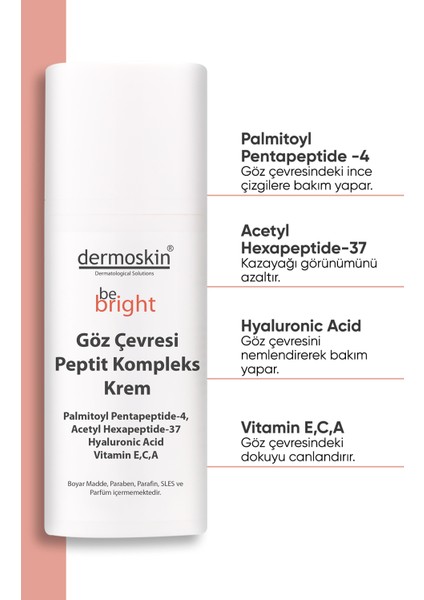 Be Bright Göz Çevresi Peptit Kompleks Krem 15 ml