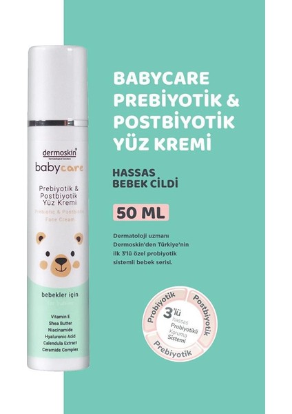 Babycare Prebiyotik ve Postbiyotik Yüz Kremi 50 ml