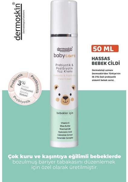 Babycare Prebiyotik ve Postbiyotik Yüz Kremi 50 ml