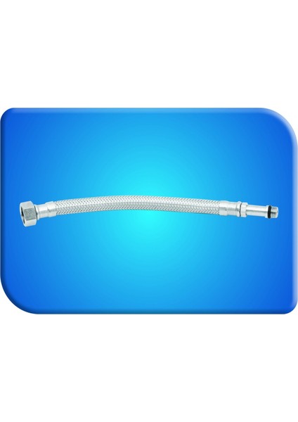 Çelik Su Bağlantı Flex Hortum 3/8"- M10*1 100 cm