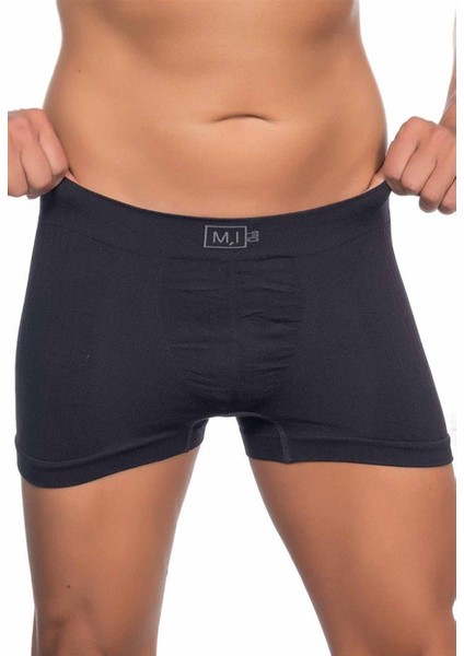 Yumuşacık Terletmeyen Soft Renkli Erkek Boxer Antrasit