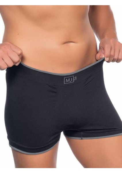 Secret Moda Dikişsiz Terletmeyen Soft Yumuşak Erkek Boxer Siyah