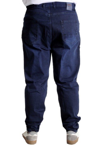 Büyük Beden Erkek Kot Pantolon Klasik Armina 23903 Lacivert fırsatları